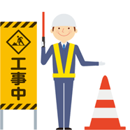 体を使う仕事の様子