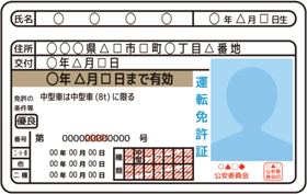 履歴 書 運転 免許